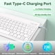 thumbnail image 3 of Funda con Teclado JKSML para iPad Air 11" M3/M2 10.9" Bluetooth, 3 of 8