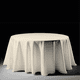 thumbnail image 4 of Mantel Para Mesa Redonda Medida 2.90 Diámetro Hueso, 4 of 6