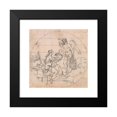 thumbnail image 2 of Hubert-François Gravelot 15x15 Black Modern Framed Museum Art Print Titled - Design for a Medal, 2 of 5