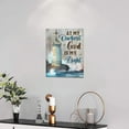 thumbnail image 3 of Lighthouse Christian Wall Art Coastal Nautical Theme Pictures Canvas Prints Painting Framed Christian God Artwork Office Home Church Decor for Bathroom Dining Living Room Bedroom 12"x16", 3 of 6