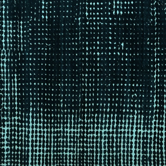 Ahgly Company Indoor Square Abstract Light Blue Modern Area Rugs, 5' Square