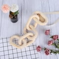 thumbnail image 4 of Natural Wood Chain Link Decor for Coffee Table Decorative Wood Chain Link Decor Wood Knot Ornament Farmhouse, 4 of 8