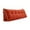 Red, variant on Large Wedge Headboard Pillow for Twin XL Beds, College Dorm Reading & Backrest Support Cushion, Triangular Bolster Pillow for Lumbar Comfort, Gap Filler & Bed Positioning in Daybeds & Small Spaces