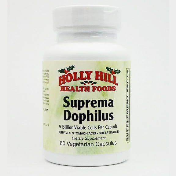 Holly Hill Health Foods, Suprema Dophilus, 60 Vegetarian Capsules