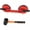 Orange, variant on Aluminum Alloy Vacuum Lifter Tool Heavy-Duty Grip for Construction Glass & Transport