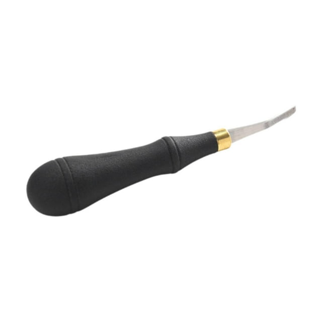 Rongfmy Leather Roughening Tool DIY Leather Craft Portable Leather Edge Beveler Tool 10mm