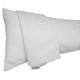 thumbnail image 2 of Pillowtex Cooling Bamboo Body Pillow Cover White 20" x 54", 2 of 6