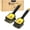black yellow, variant on Wheel and Tire Brush Detailing Kit, Soft Rim Brush & Stiff Tire Brush with  Bumper Guard, Non-Slip  Handle  Wash Set for Alloy Wheels, Fenders, Mats