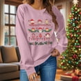 thumbnail image 2 of My Items Talove Long Sleeve Shirts for Women Graphic Printed Sweatshirt Fall Fashion Must Haves Tops Long Sleeve Womens Tops Casual Christmas Shirts, 2 of 6