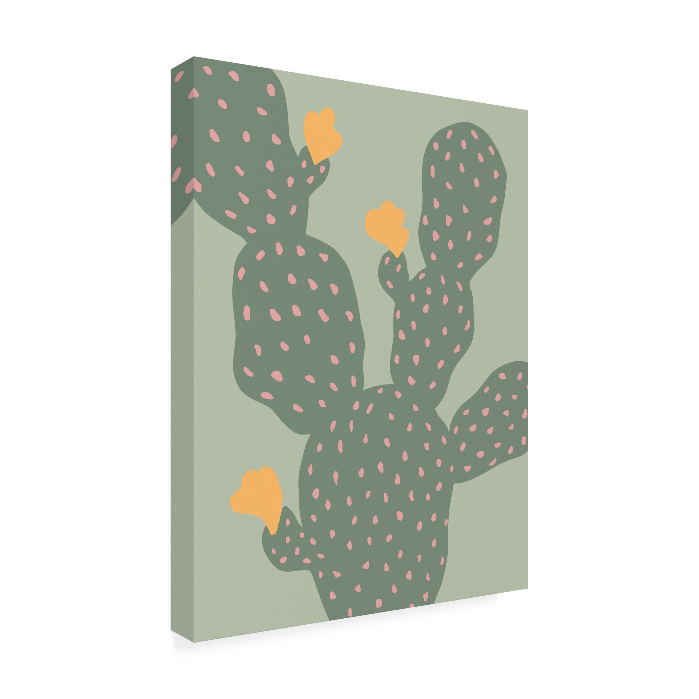 Pictufy Studio 'Cactus Green' Canvas Art