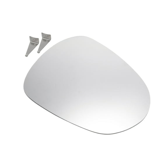 Unique Bargains Right Passenger Side Rearview Mirror Glass Replacement Heated with Back Fit for Alfa Romeo Giulia 15-21
