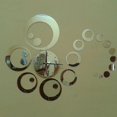 thumbnail image 4 of Decoración de relojes de pared, decoración de pared de salón, decoraciones del hogar para sala de estar, reloj de pared para decoración de sala de estar plateado oso de fresa Electrónica, 4 of 5