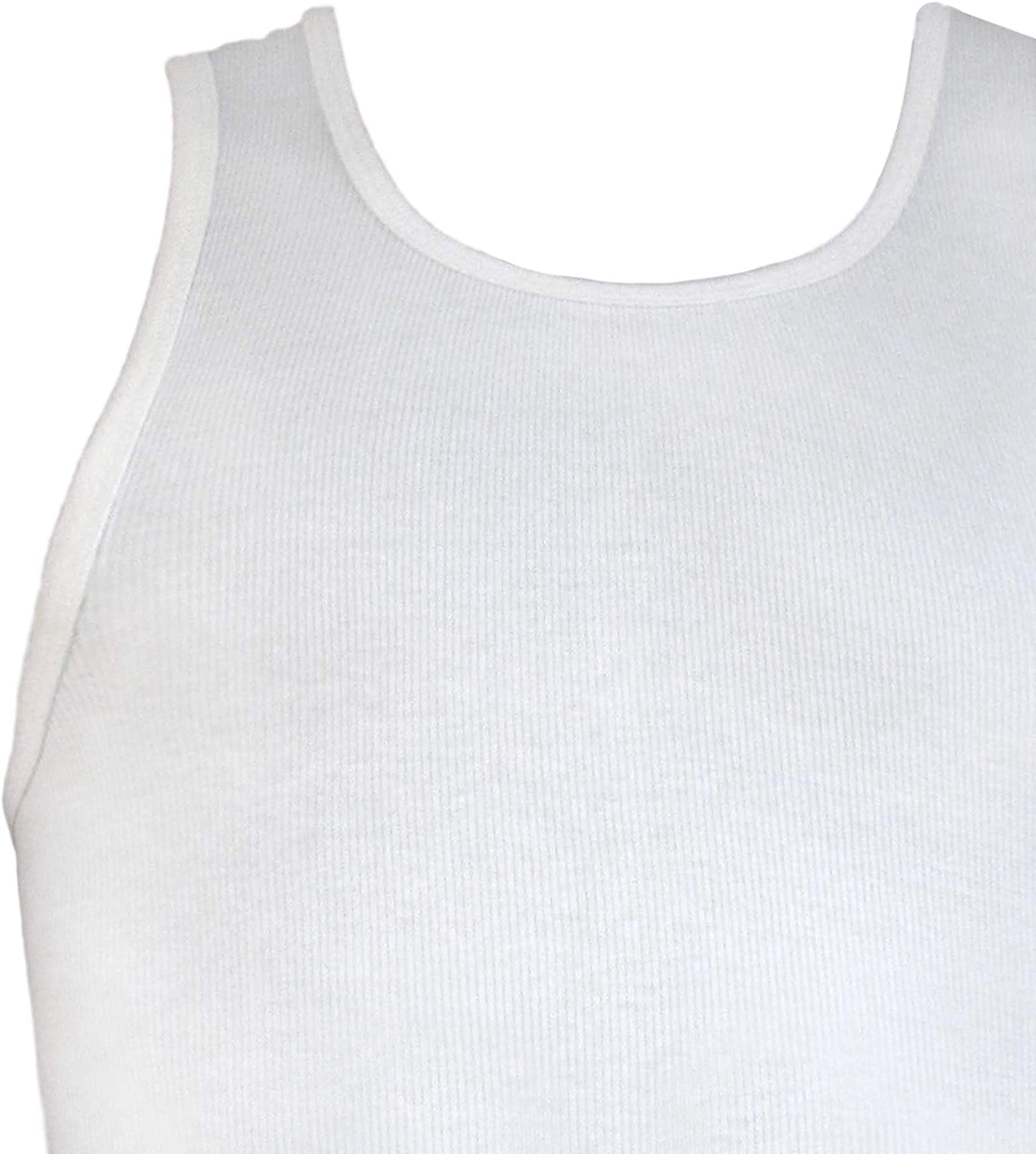 Athletic Comfort Ribbed Tank Undershirt 