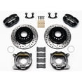 thumbnail image 2 of Wilwood 140-13207-D Dynapro Rear 12.19" Big Brake Kit With Black Calipers Drilled Rotors & 2.50" Offset, Compatible with Ford and Mercury With Ford Big New Axle Flange & 2.50" Offset, 2 of 4