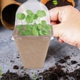 thumbnail image 4 of LIFKOME 10Pcs Starter Pot Kit with Humidity Dome Beige PET for Home Gardening, 4 of 7