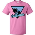 thumbnail image 3 of Inktastic California with Triangle and Palm Trees in Blue T-Shirt, 3 of 5