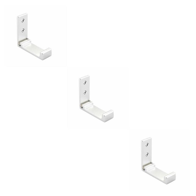 Kearding Folding Hanging Hooks Aluminium Alloy Punch Hanger Free Smooth Bearing Towel Strong Edge Home Rack Foldable for Bathroom Type1 NO1