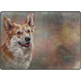 thumbnail image 3 of GZHJMY Galaxy Dog Non Slip Area Rug for Living Dinning Room Bedroom Kitchen, 4' x 5'(48 x 63 Inches / 120 x 160 cm), Corgi Nursery Rug Floor Carpet Yoga Mat, 3 of 6