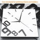 thumbnail image 5 of Reloj de Pared Grande Bearachild Silencioso Blanco y Negro, 5 of 6