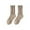 Pure Color, variant on Womens Socks Basic Solid Color Knitted Cotton Medium Calf Socks For Everyday Hosiery Breathable Cozy Crew Socks
