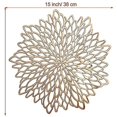 thumbnail image 2 of En Round Placemat, Round Pvc Cutout Place Mat, Boda, Banquete, Restnt, Hotel, 1, 2 of 4