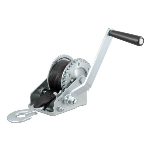 Hand Winch with 15' Strap (900 lbs., 6-1/2" Handle)