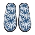 thumbnail image 1 of Fotbe Blue Shells Pantuflas Peludas para Mujer con Estampado, Zapatillas de Peluche, Zapatos de Invierno para Casa, Uso Interior y Exterior-Large, 1 of 8