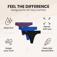 thumbnail image 3 of Balanced Tech Women's Seamless Thong 3 Pack, 3 of 3