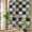 Black, variant on Teal Gold Mosaic Window Privacy Film, Rustic Abstract Checkerboard Grids Stained Glass Rainbow Film Decorative Window Clings, Static Cling Sun Blocking Stickers 17.7" x 39.3"