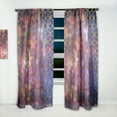 thumbnail image 2 of Designart 'Honeycomb Capital Gold VIII' Modern & Contemporary Curtain Panel, 2 of 5