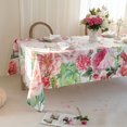 thumbnail image 1 of Valentine''s Day Tablecloth Red Roses Table Cloth 60*102 Inch, Water Resistant Pink Roses Table Cover, Rosette Table Decorations, Romantic Floral Print Tablecloths for Indoor and Outdoor, 1 of 5