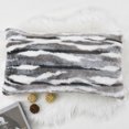 thumbnail image 3 of Home Soft Things Multi Jacquard Faux Fur Throw Pillow Cover 2pcs Set - Grey - 14'' x 26'', 3 of 7