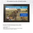 thumbnail image 2 of ArtToFrames 14.9x9.8 Inch - 38x25 CM Brown Puzzle Frame for 100 piece Puzzles.1.25 Inch Custom MDF Puzzle Frames, Coffee - Comes with Regular Glass, 2 of 7