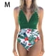 thumbnail image 3 of Soidarity Traje de baño de mujer Traje de baño de moda Traje de baño de moda Verde + Flor blanca S Deportes acuáticos Flor verde + blanca METRO Soidarity OD021064-02, 3 of 6