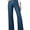Ashleigh Blue, variant on DOKOTOO Women's Wide Leg Jeans High Waist Elastic Waistband Denim Fashion Stretchy Casual Pants with Straight Leg