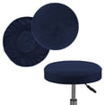 thumbnail image 1 of 2X Stool Cover Bar Supplies Dustproof Chair Covers Fine Workmanship Handily Install Party Accessories Exquisite Navy-blue M, 1 of 9