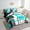 Teal Black Grey, variant on Erosebridal Purple Grey Comforter Set Black White Gray Geometric Gird 7 Piece Bed In A Bag Full Women,Geometry Striped Bedding Comforter Sets Modern Abstract Art Bed Set