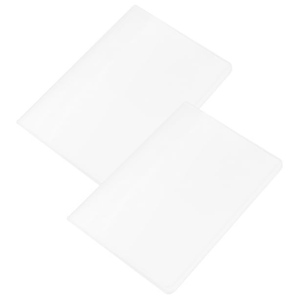 2 piezas de plástico para insertar en la billetera, porta tarjetas de crédito, porta tarjetas reutilizables, porta tarjetas de crédito de plástico