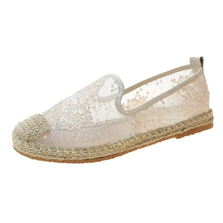 

TOWED22 Flats Shoes Women Women s Pointed-Toe Dress Shoes Soft Ballet Flats Shoes Breathable Mesh Work Shoes Pink