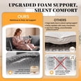 thumbnail image 5 of Exnote 96" Modular L-Shaped Sectional Sofa, Corduroy Memory Foam Boneless Couch with Left Facing Chaise, Black, 5 of 10