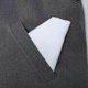 thumbnail image 2 of White Cotton Handkerchiefs for Men - 12 Pack of Large Pocket Squares, 2 of 5
