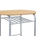 thumbnail image 6 of Alden Design 3 Pieces Modern Dining Set with Round Table and 2 Chairs, Multiple Colors, 6 of 8