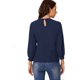 thumbnail image 2 of Blusa Casual de Manga abullonada para Mujer con Abertura en la Espalda marino CH marino CH Xishao ropa, 2 of 2