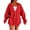 Red, variant on Gkeoshab Cardigan Sweaters for Women Womens Oversized Hoodies Fleece Sweatshirts Fall Fashion 2025 Pullover Sweaters Winter Clothes Beige L