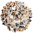 thumbnail image 2 of 35pcs Adorable Dog Stickers Animal Funny Stickers Kids Stickers for Luggage Phone Laptop, 2 of 9