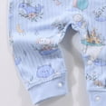 thumbnail image 5 of CAUYDY Preemie Boys Pajamas Baby Clothes Fall Winter Newborn Long Sleeve Bodysuit Infant Boy Romper Toddler One-Pieces 0 3 6 9 Months 1T 2T Sky Blue for Sizes 3-6 Months, 5 of 7