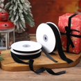thumbnail image 4 of Cinta decorativa Jutom Christmas Velvet de 30 yardas, color negro, 4 of 7