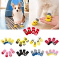 thumbnail image 2 of 4/8 Pieces Dog Socks Small Cat Protector Socks Pet Doggie Socks Grip Knit Socks,Pet Protector Traction for Small Medium Pet, 2 of 6