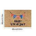 thumbnail image 3 of Easter 40x60cm Independence Day USA Pattern Floor Mats Independence Day Velvet Floor Mats Indoor And Outdoor Festival Atmosphere Decoration 8 Comfort Heated Throw Classroom Rug Small Large Rug for, 3 of 6