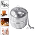thumbnail image 3 of Shisuyan 1 Pc Durable Stainless Steel Tea Strainer Hanging Tea Infuser Tea Strainer (Silver), 3 of 8